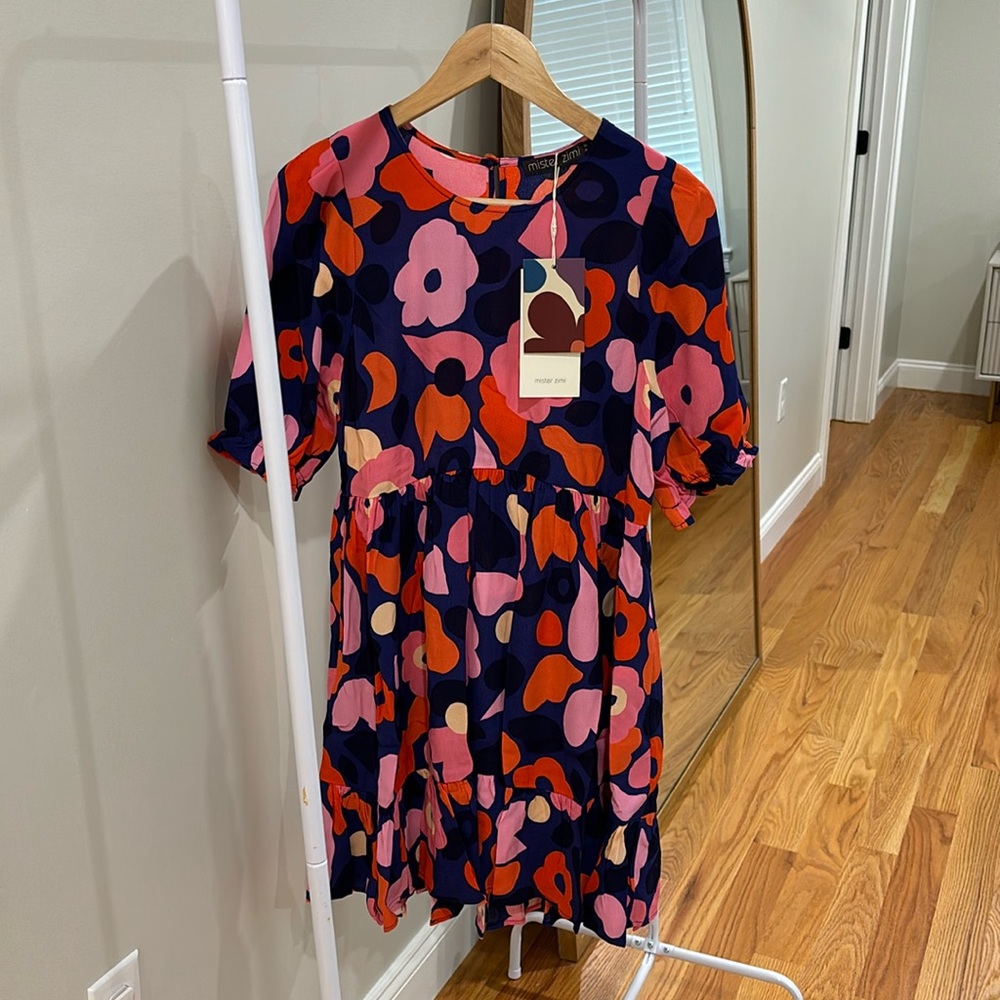 Mister Zimi Lottie Mini Dress in Juniper